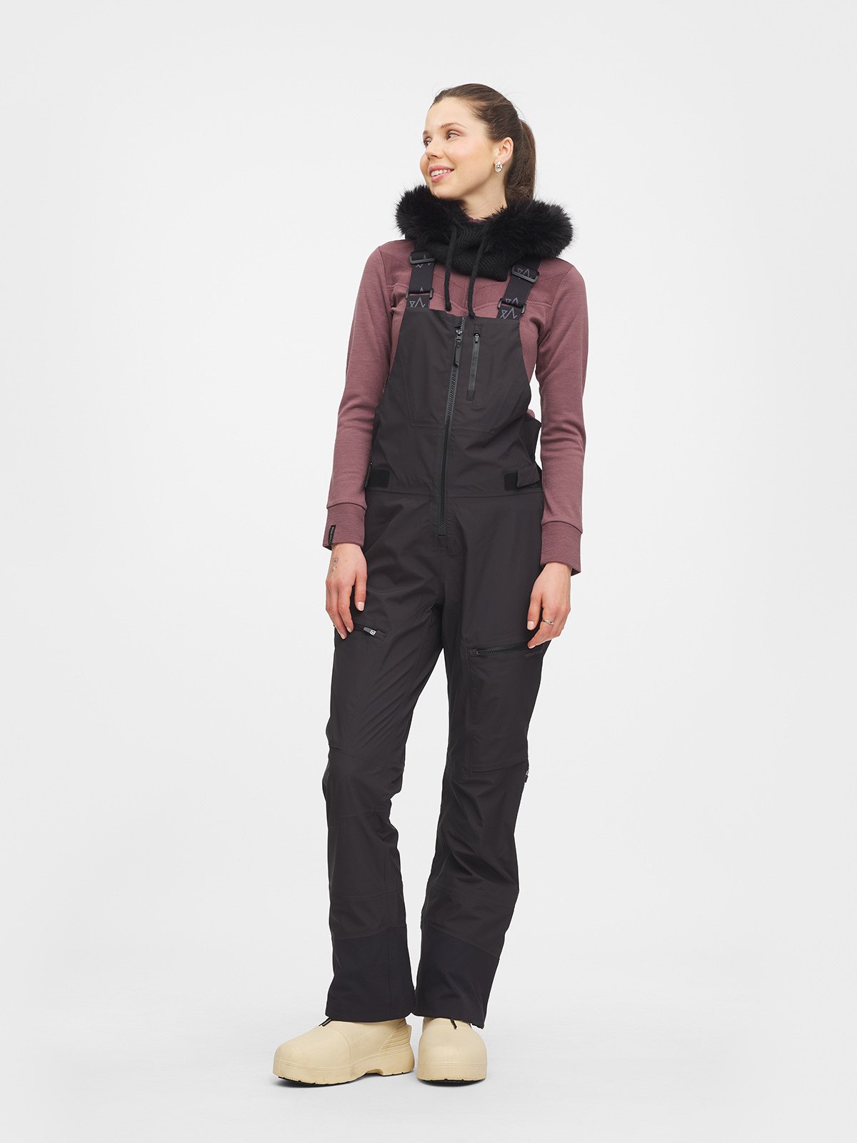 Twentyfour Aurora 3L Bib Skallbukse D Sort