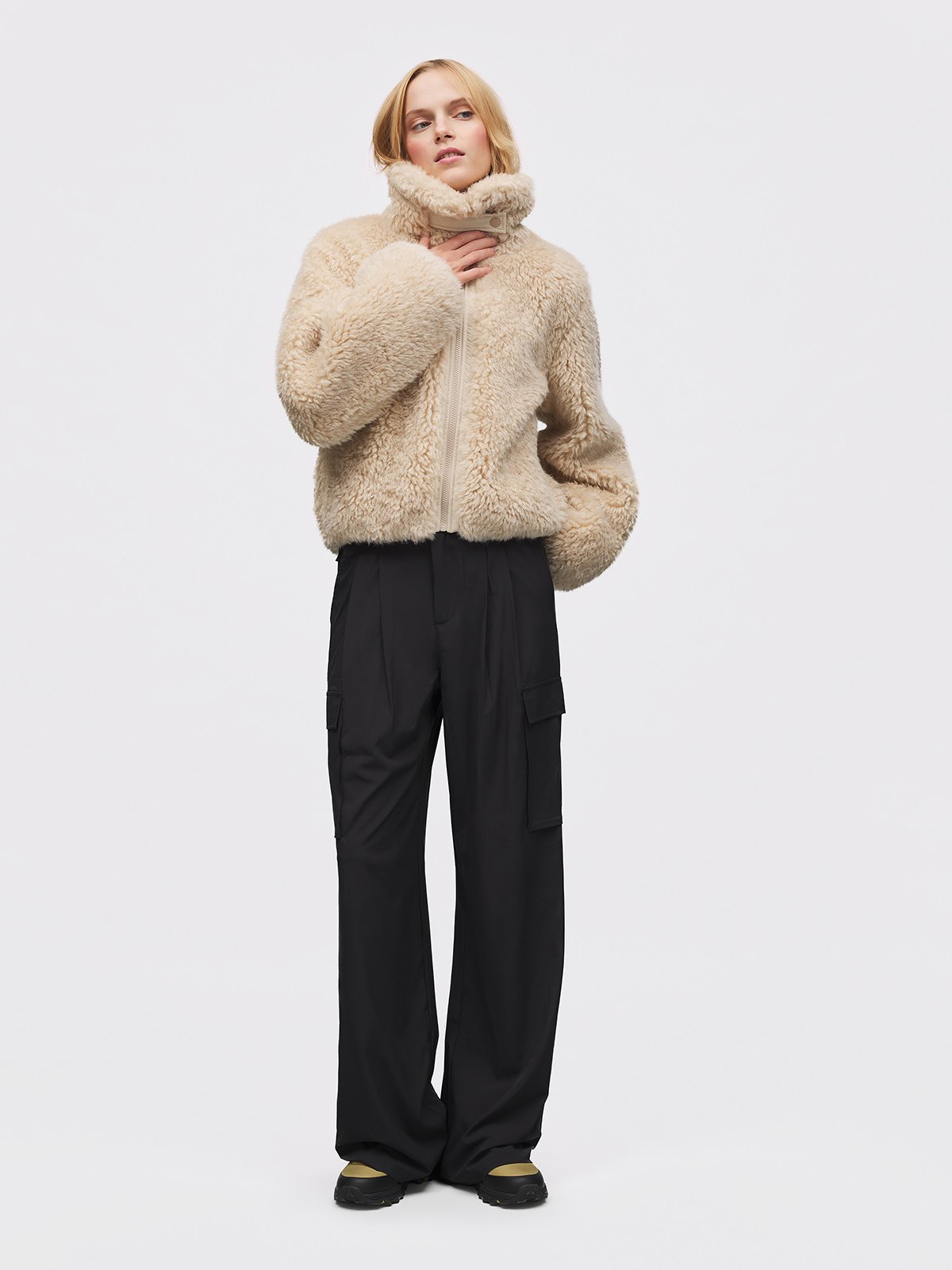Twentyfour Mode Teddy Jakke D Sand