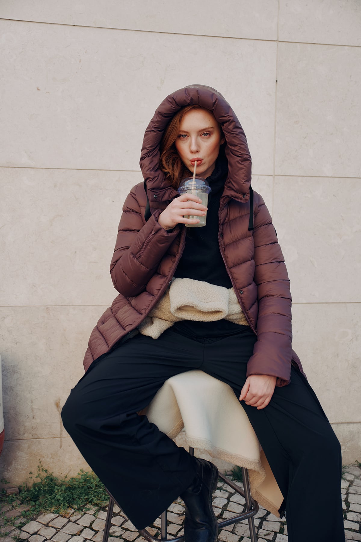 Twentyfour Mode Jane Clomax Jakke D Kakao