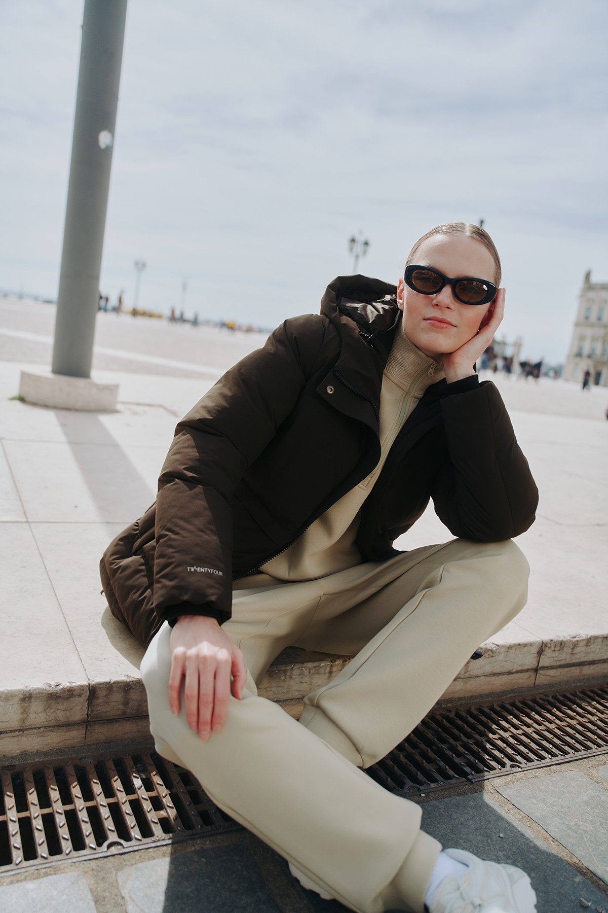Twentyfour Mode Naia Down Parka D Mørk Brun