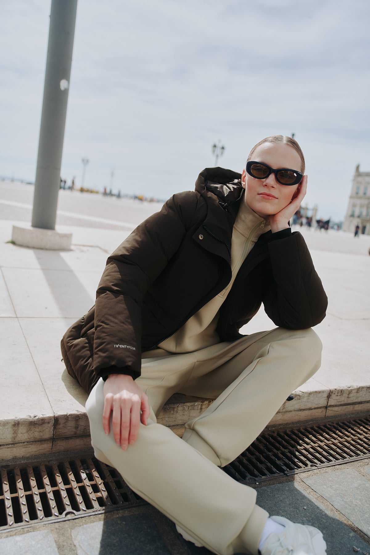 Twentyfour Mode Naia Down Parka D Mørk Brun