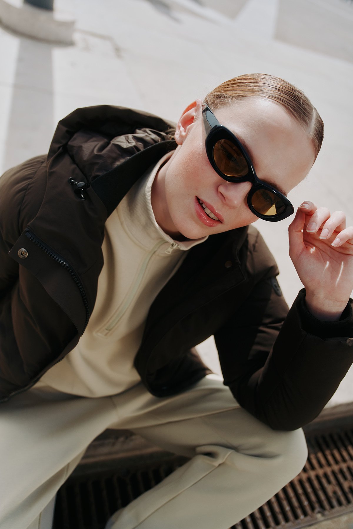 Twentyfour Mode Naia Down Parka D Mørk Brun