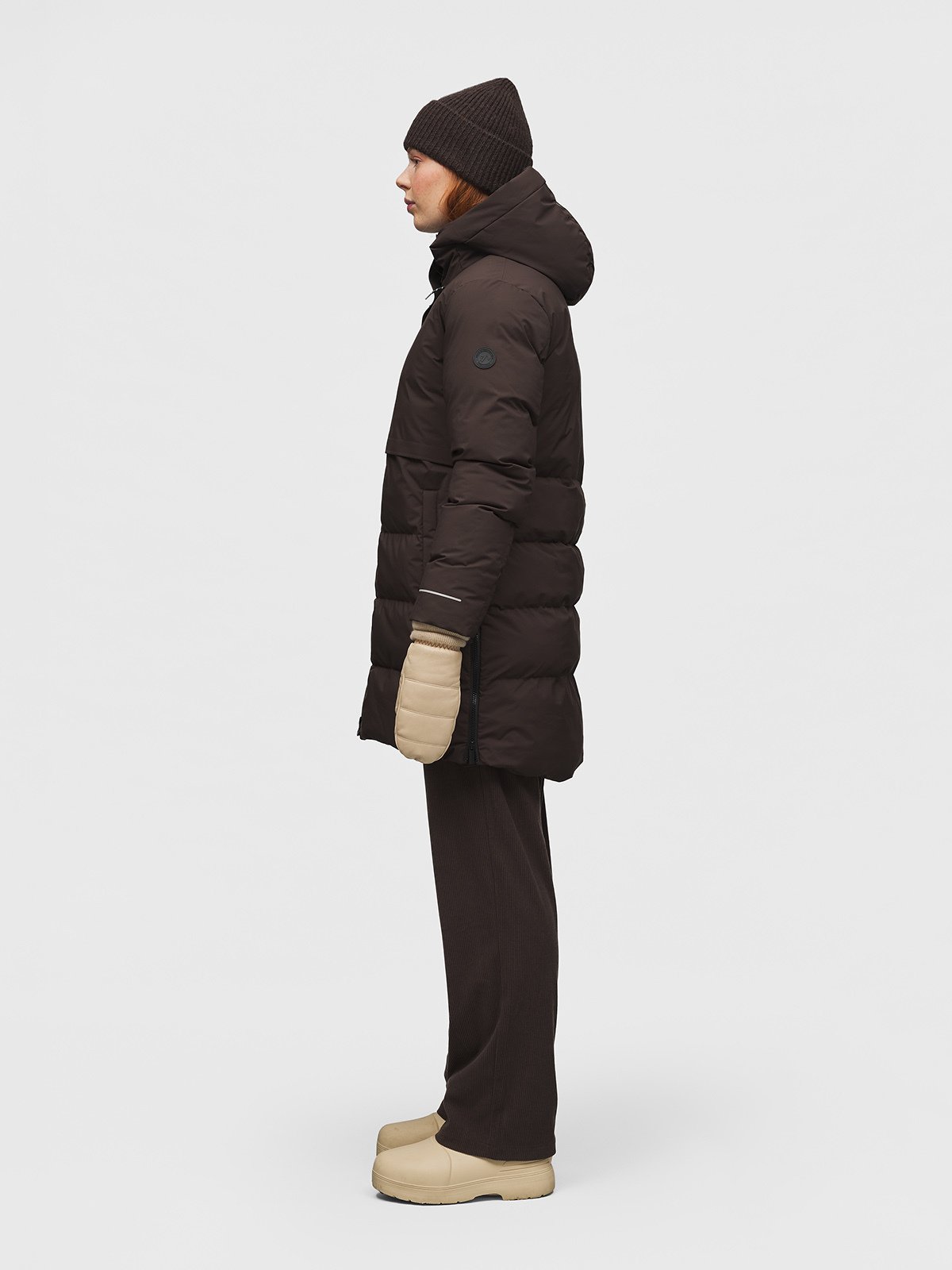 Twentyfour Mode Naia Down Parka D Mørk Brun