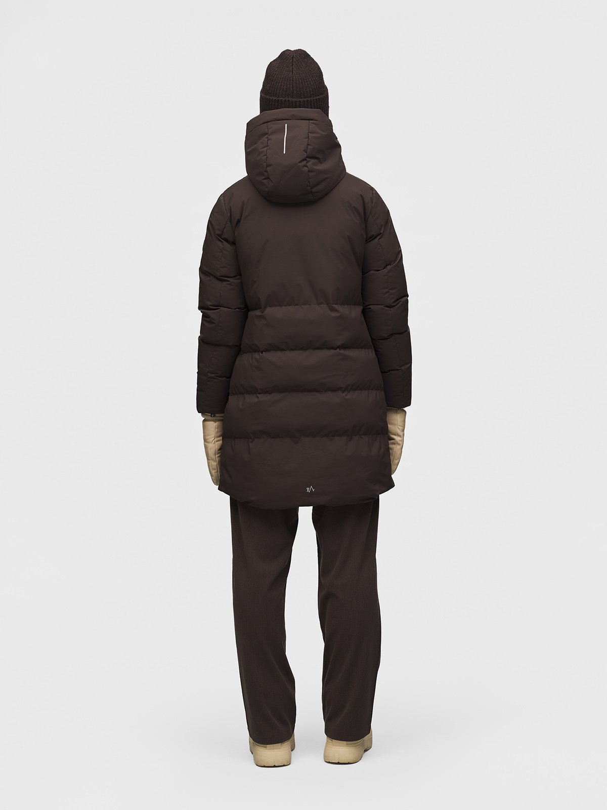 Twentyfour Mode Naia Down Parka D Mørk Brun