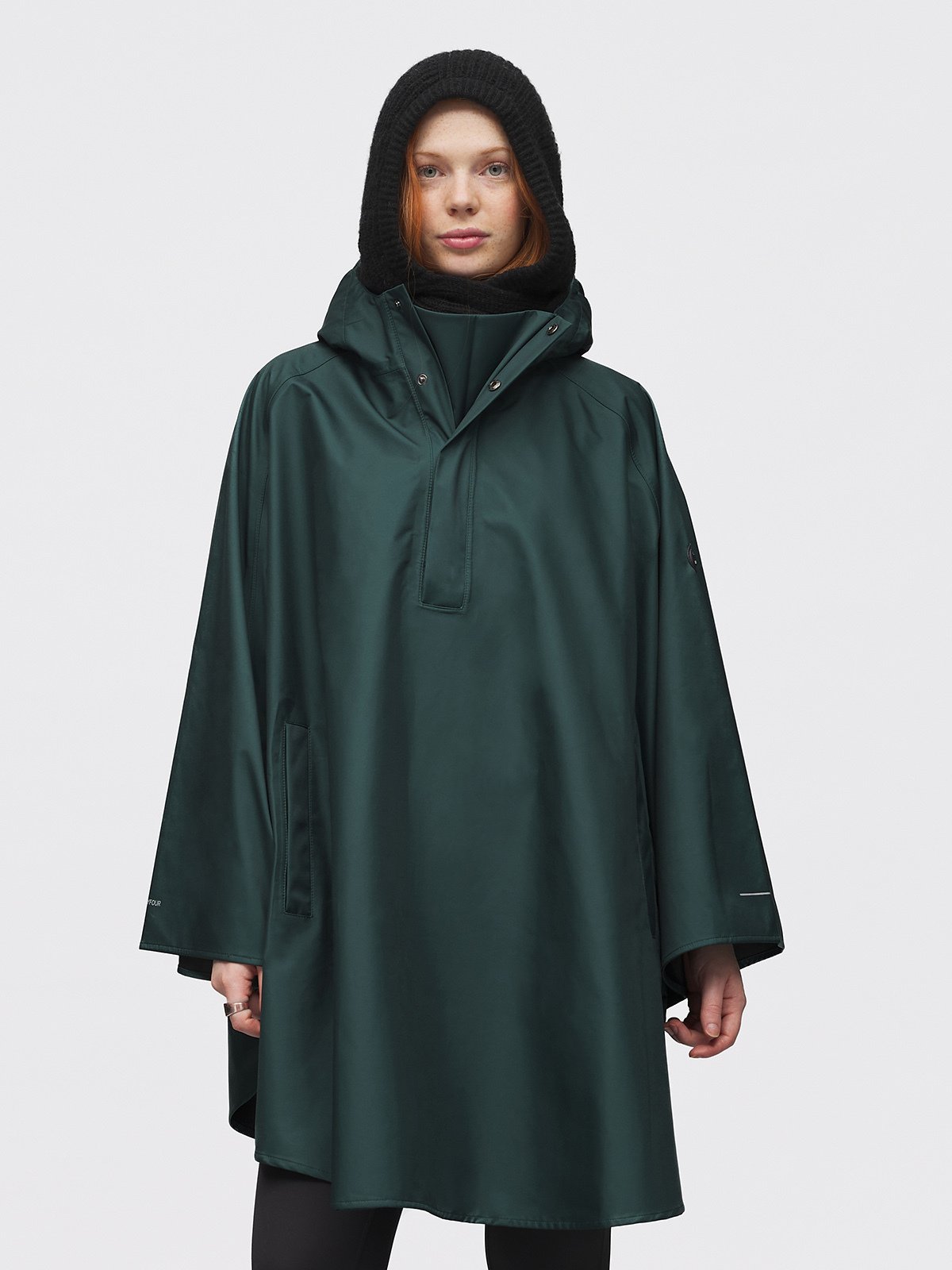 Twentyfour Mode Maya 3L Poncho D Dyp Grønn