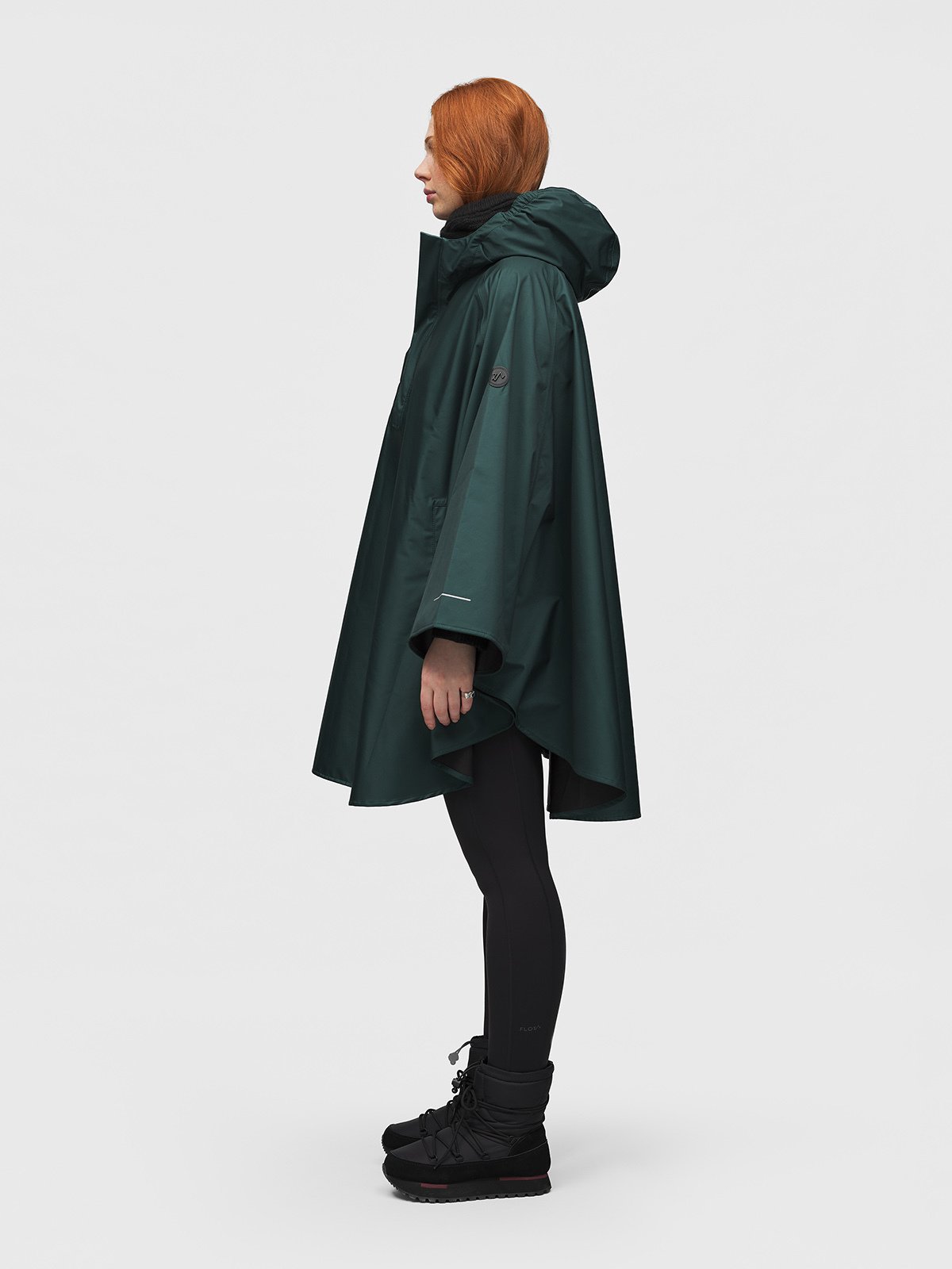 Twentyfour Mode Maya 3L Poncho D Dyp Grønn