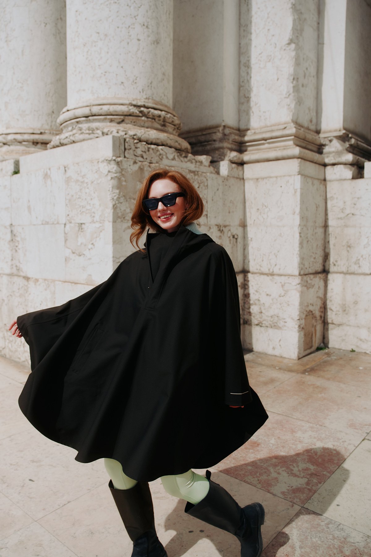 Twentyfour Mode Maya 3L Poncho D Sort