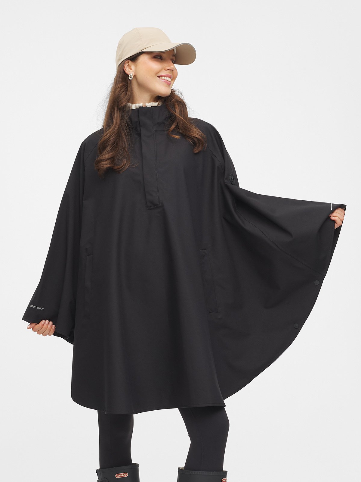 Twentyfour Mode Maya 3L Poncho D Sort