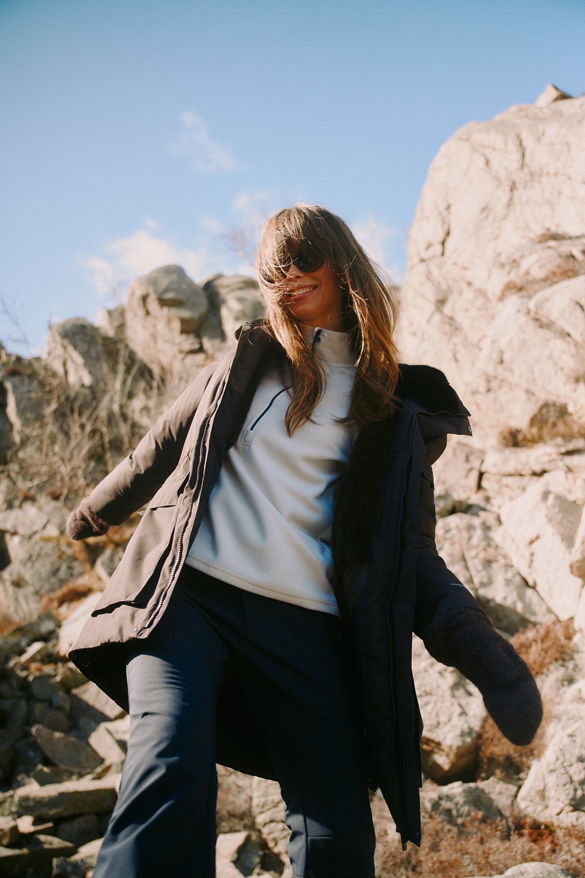 Twentyfour Aurora Anja Parka D Mørk Brun