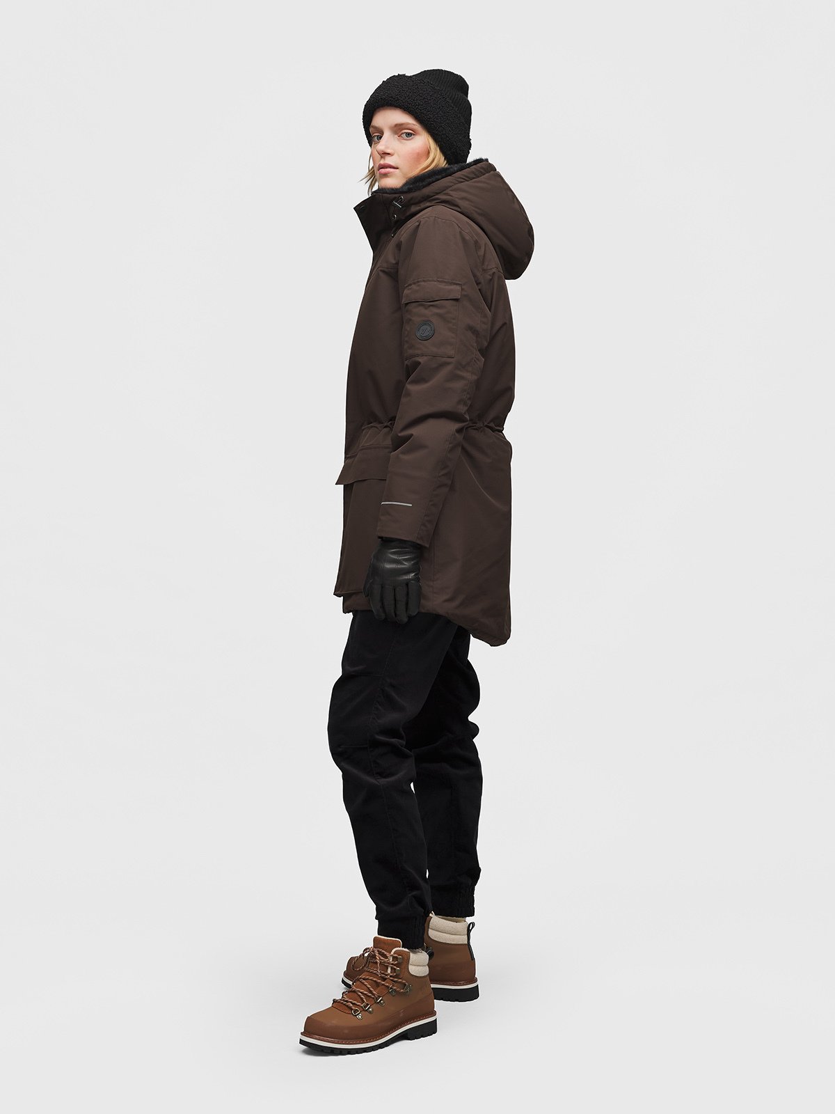 Twentyfour Aurora Anja Parka D Mørk Brun