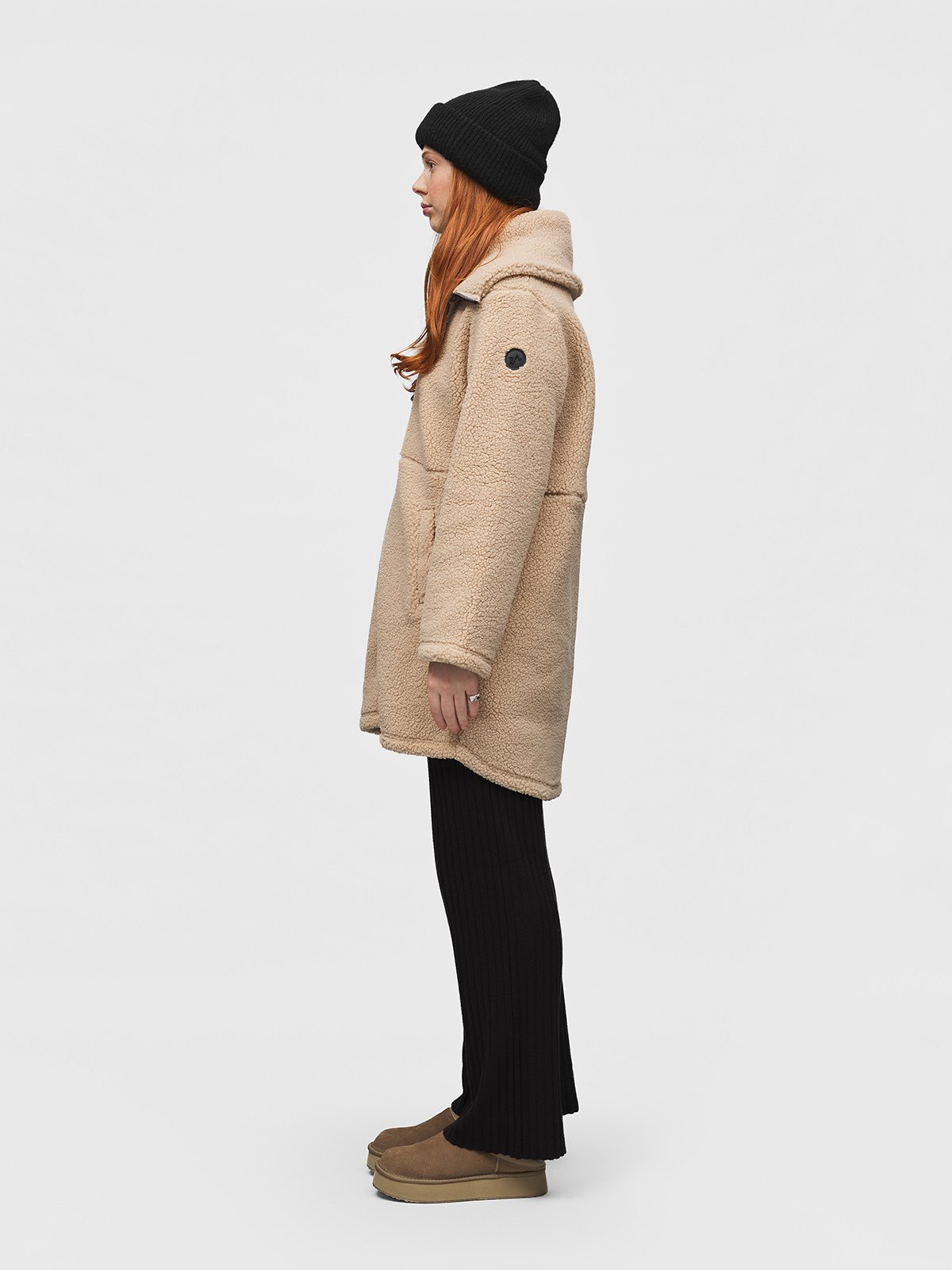 Twentyfour Mode Teddy Kåpe D Sand