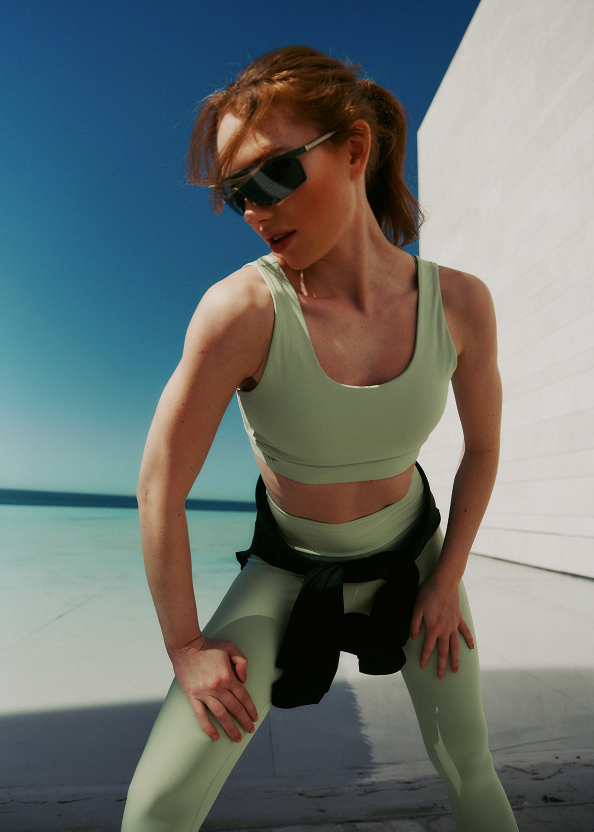 Twentyfour Flow Sportsbra D Støvet Mint