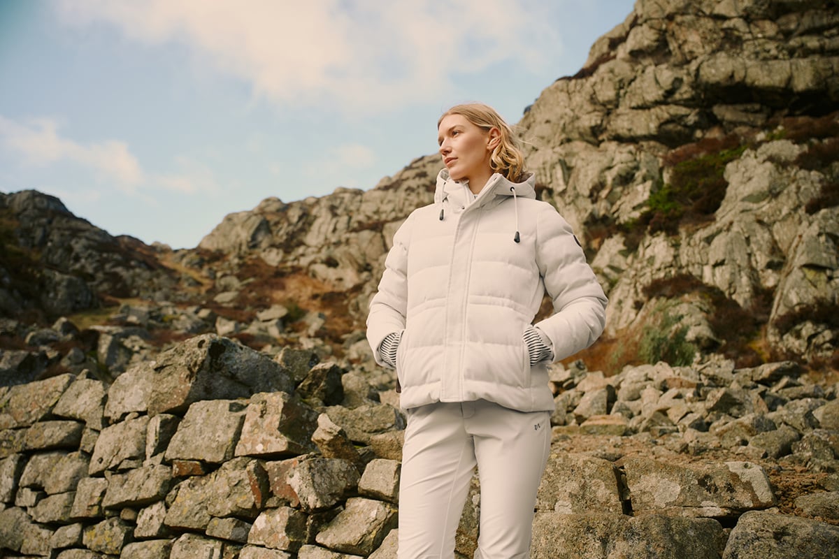 Twentyfour Legacy Clomax Cord Jakke D Gråhvit