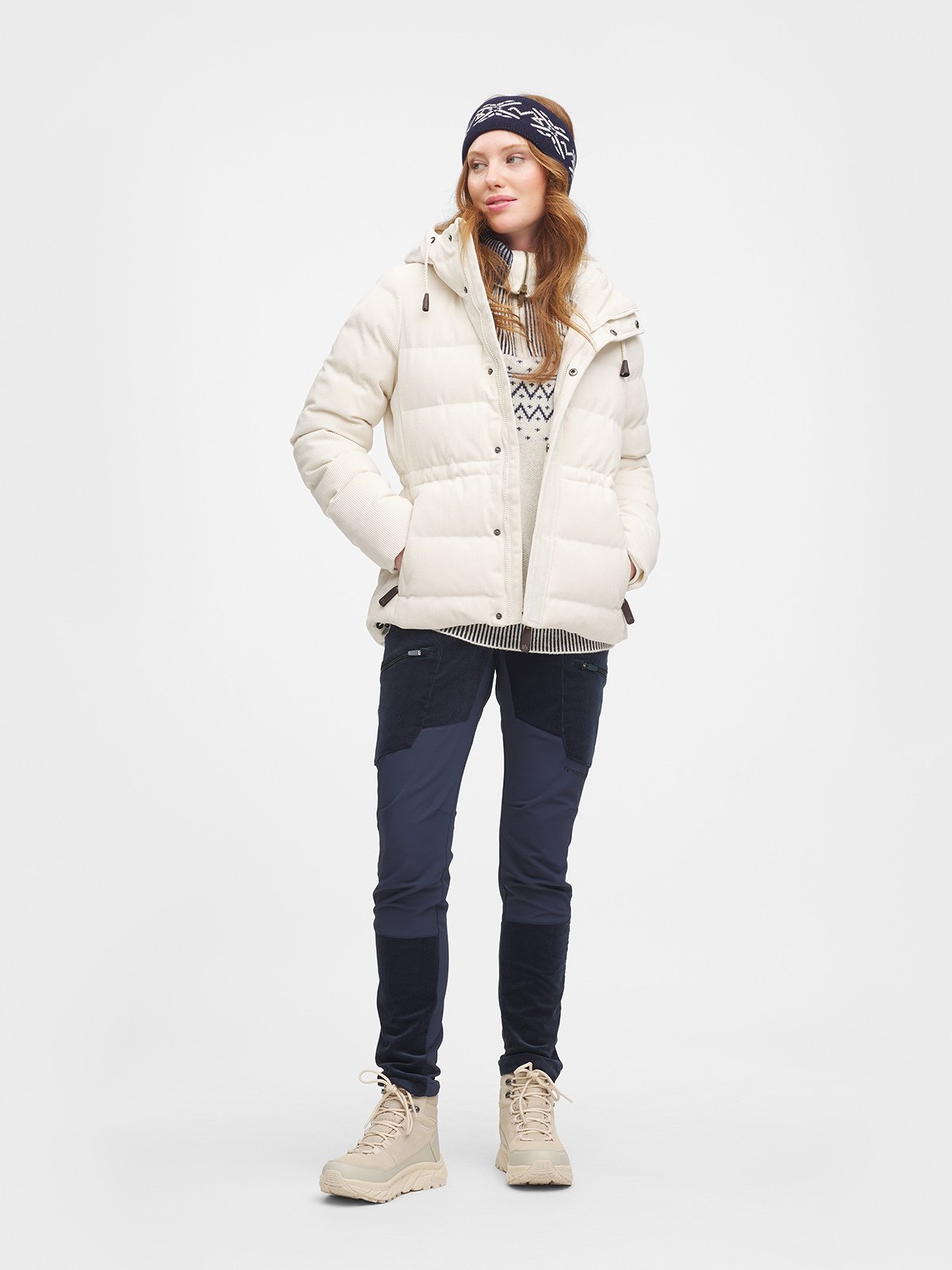 Twentyfour Legacy Clomax Cord Jakke D Gråhvit