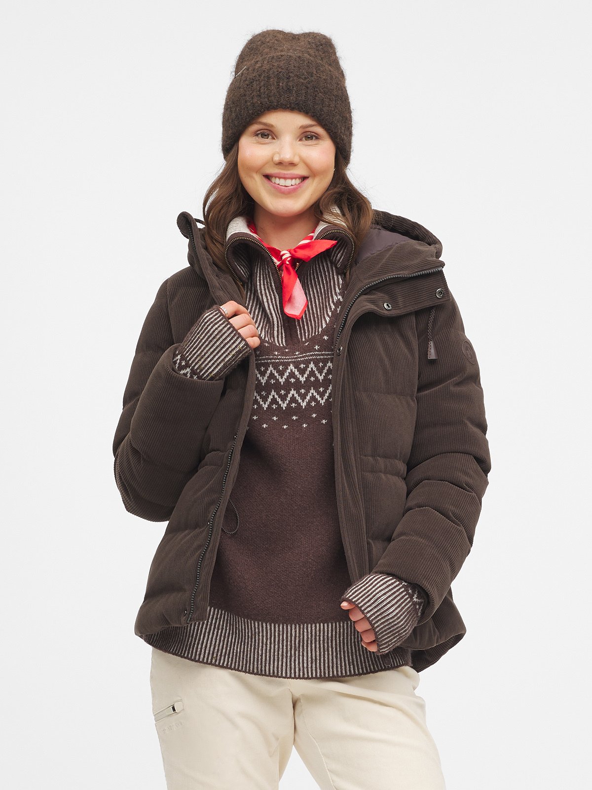 Twentyfour Legacy Clomax Cord Jakke D Mørk Brun
