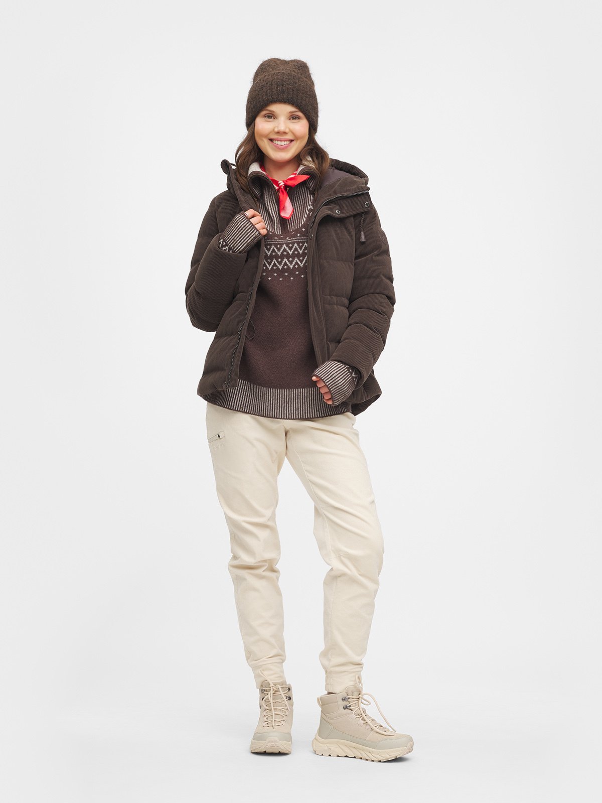 Twentyfour Legacy Clomax Cord Jakke D Mørk Brun