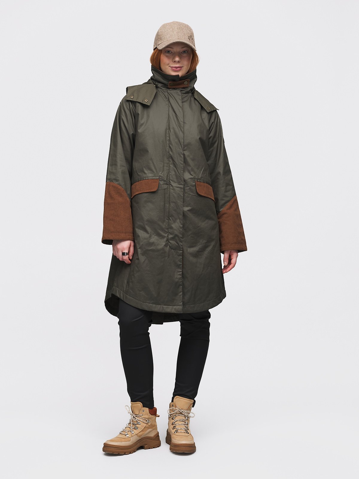 Twentyfour Legacy Nanna Kåpe D Mørk Oliven