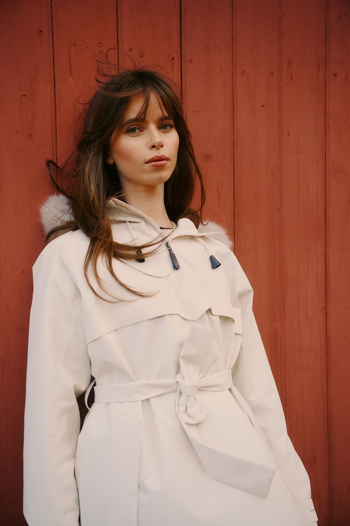 Twentyfour Legacy Saga Shell Anorak D Gråhvit