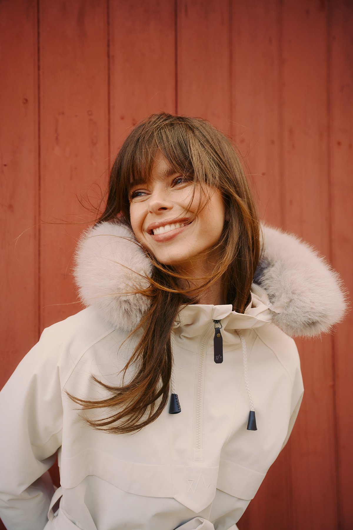 Twentyfour Legacy Saga Shell Anorak D Gråhvit