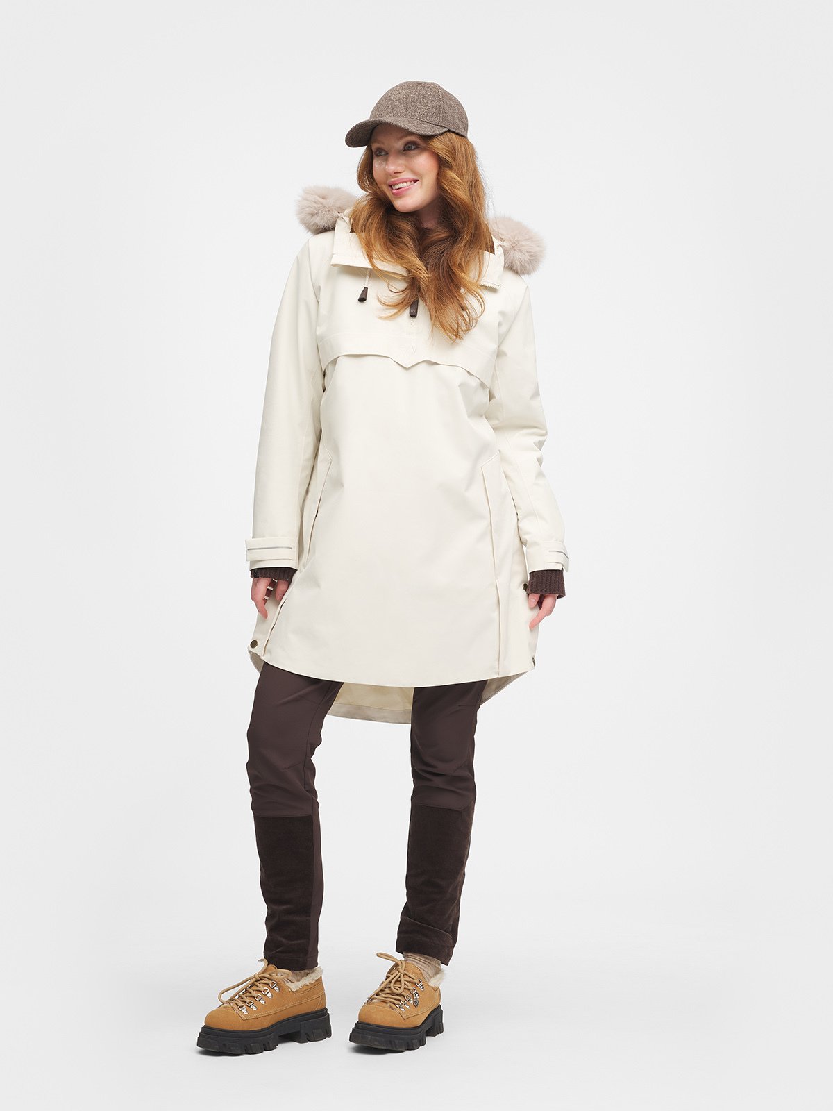 Twentyfour Legacy Saga Shell Anorak D Gråhvit