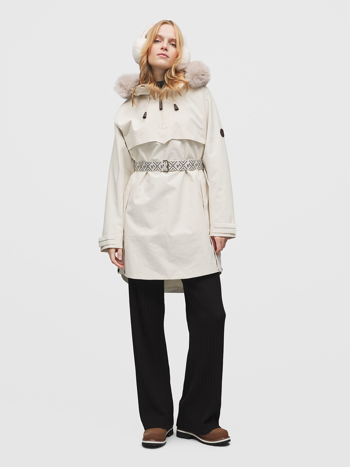 Twentyfour Legacy Saga Shell Anorak D Gråhvit