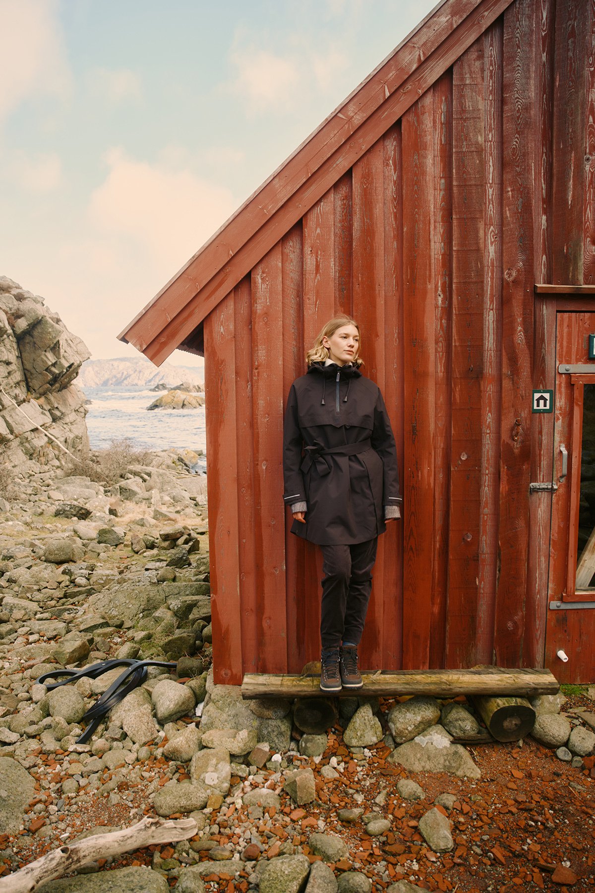 Twentyfour Legacy Saga Shell Anorak D Mørk Brun