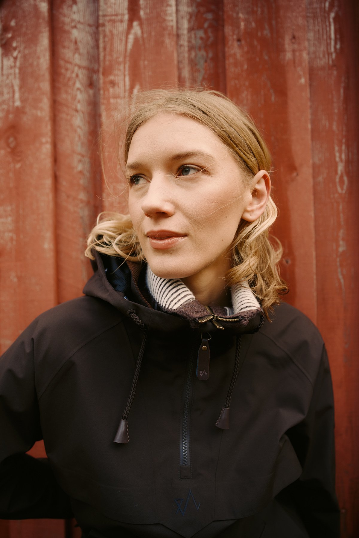Twentyfour Legacy Saga Shell Anorak D Mørk Brun