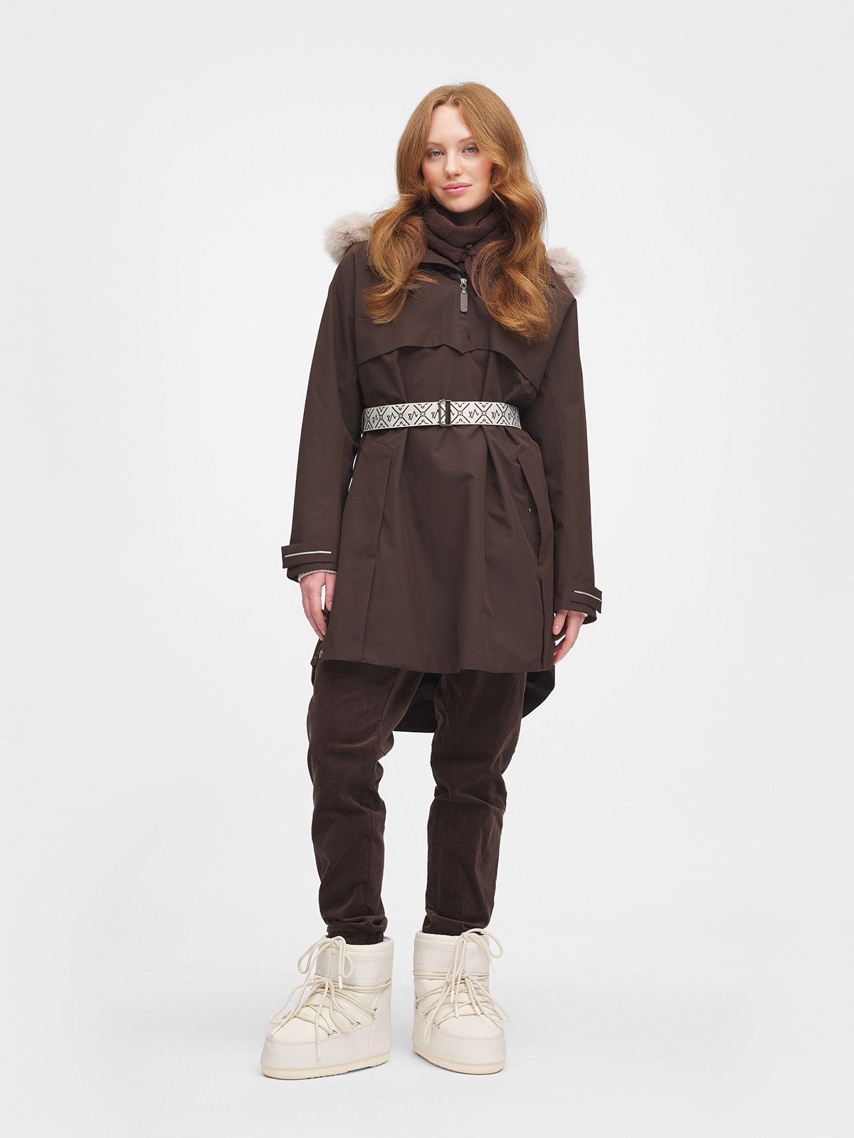 Twentyfour Legacy Saga Shell Anorak D Mørk Brun