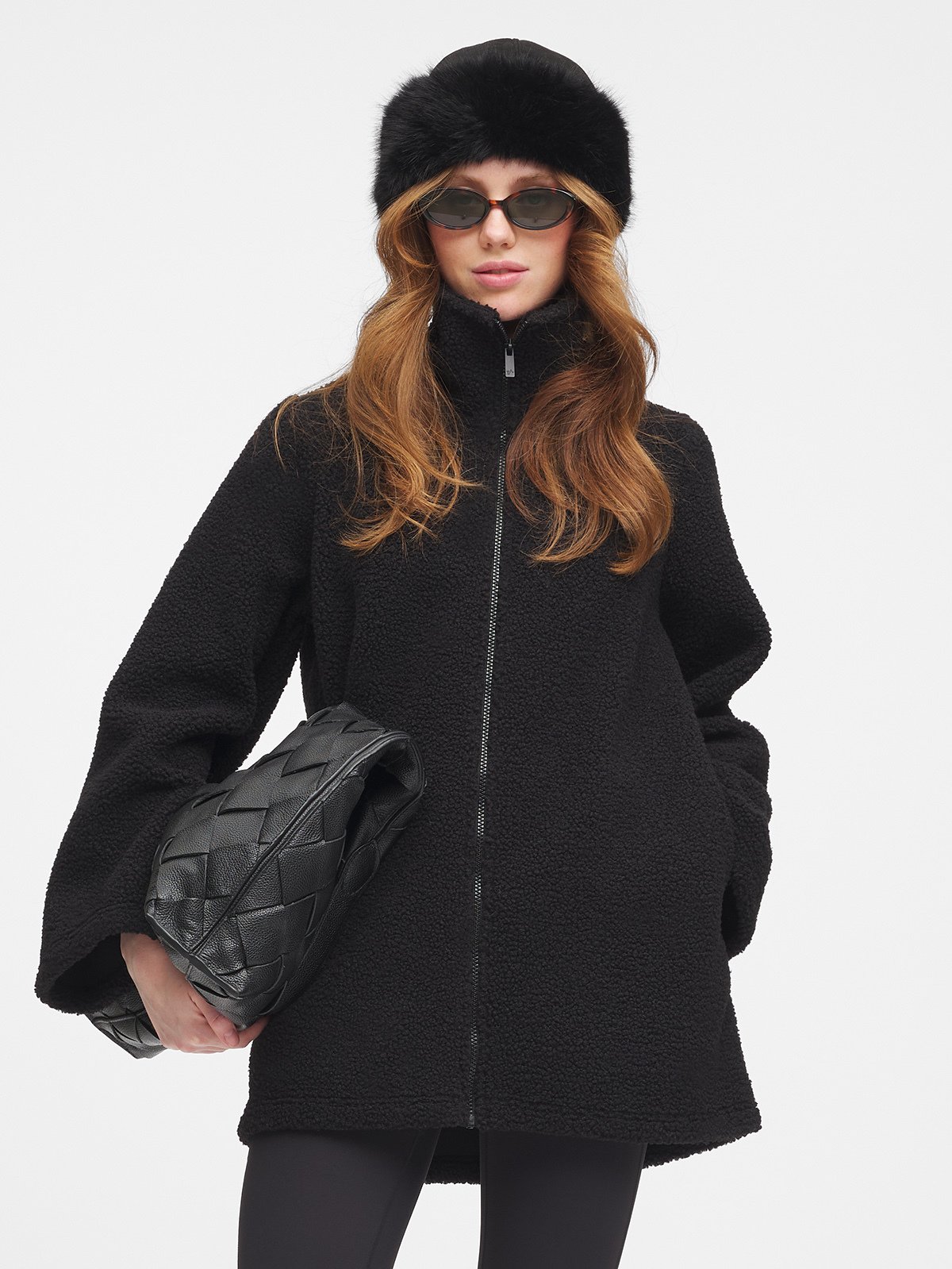 Twentyfour Mode Alva Pile Jakke D Sort