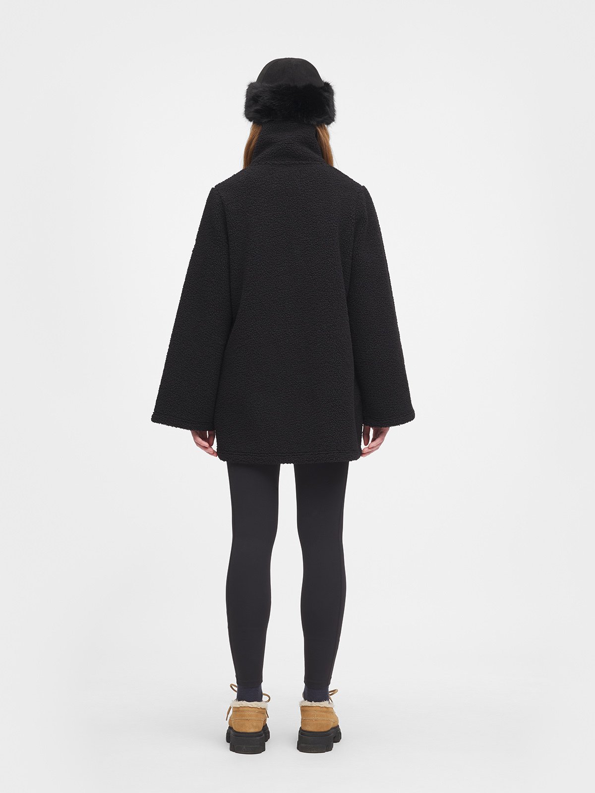 Twentyfour Mode Alva Pile Jakke D Sort