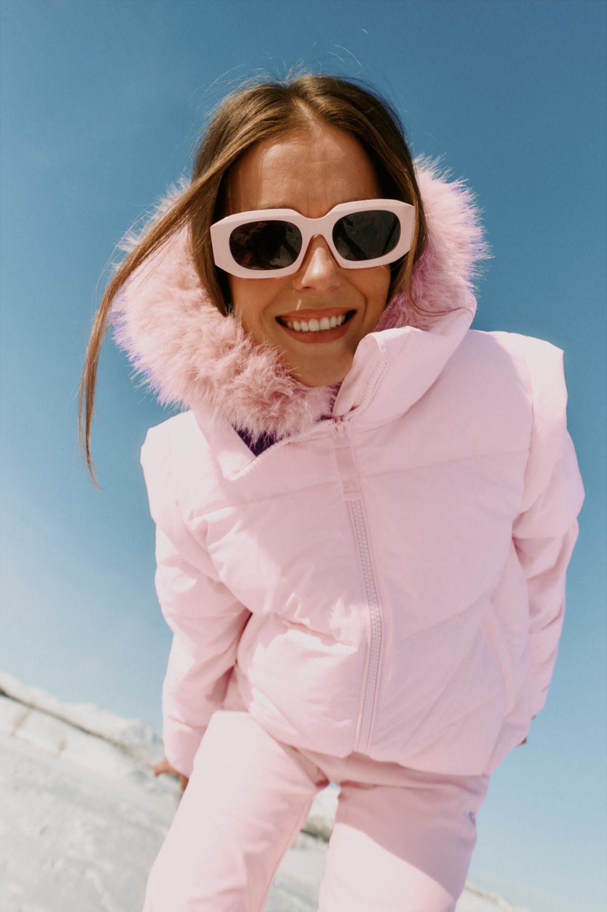 Twentyfour Nina Resort Puffer D Lys Rosa