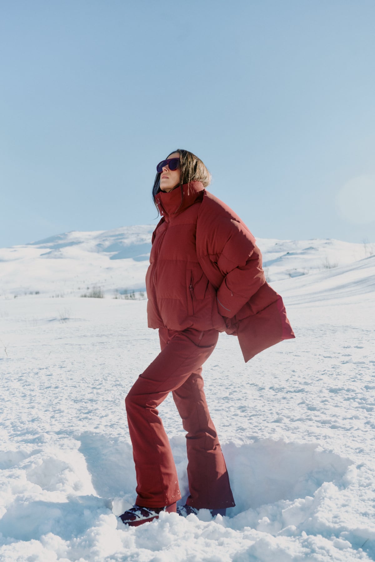 Twentyfour Nina Resort Puffer D Tranebær