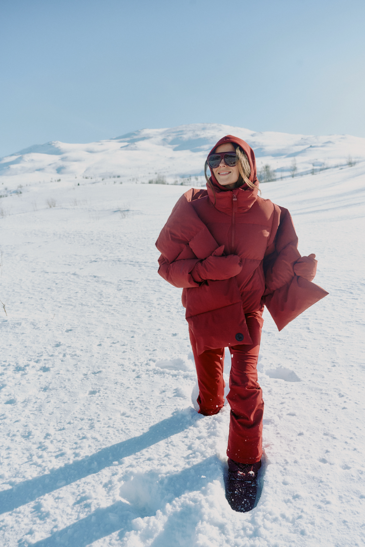 Twentyfour Nina Resort Puffer D Tranebær