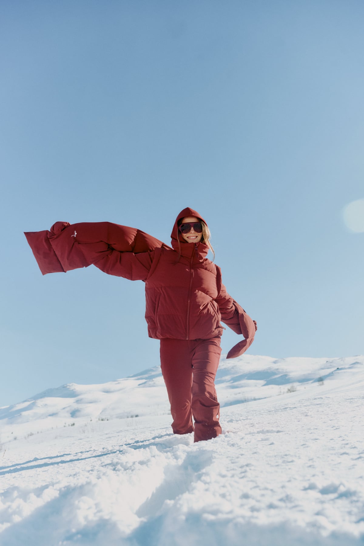 Twentyfour Nina Resort Puffer D Tranebær