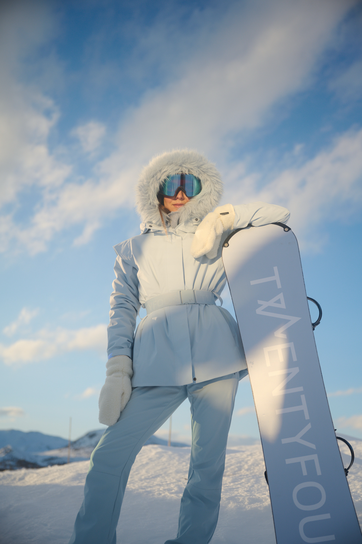 Twentyfour Nina Resort Skijakke D Lys Blå