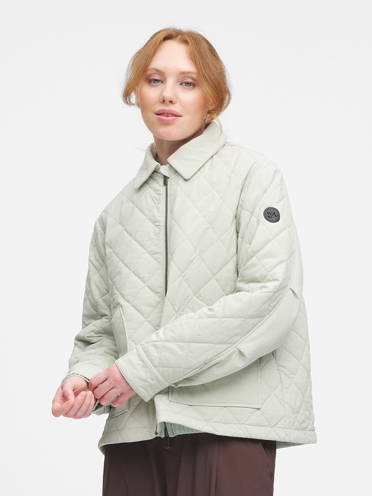 Twentyfour Marte Quilted Jakke D Støvet Mint
