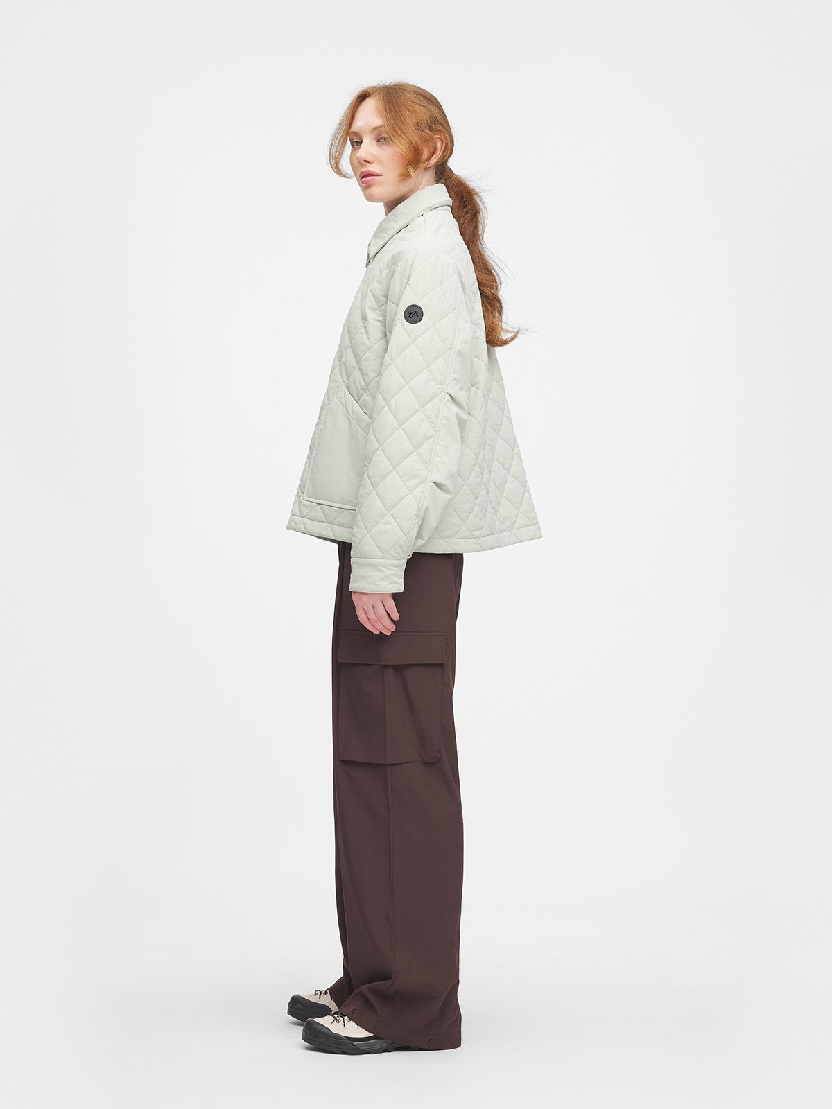 Twentyfour Marte Quilted Jakke D Støvet Mint