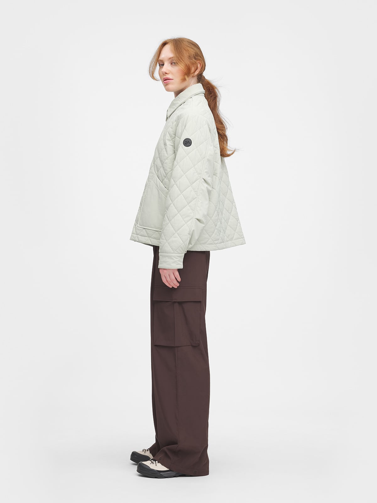 Twentyfour Marte Quilted Jakke D Støvet Mint