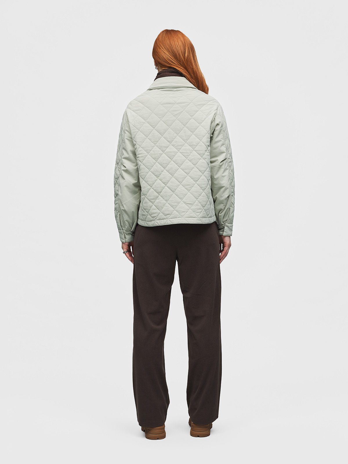 Twentyfour Marte Quilted Jakke D Støvet Mint