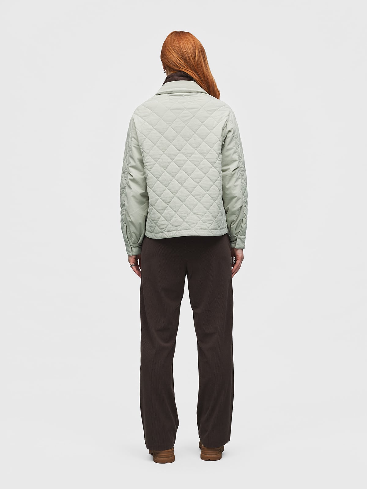 Twentyfour Marte Quilted Jakke D Støvet Mint