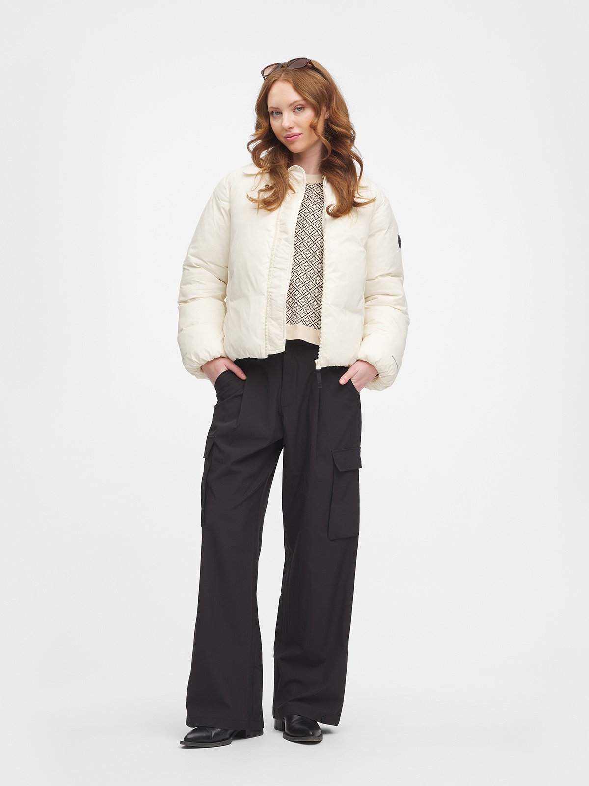 Twentyfour Mode Flex Warm Jakke D Gråhvit