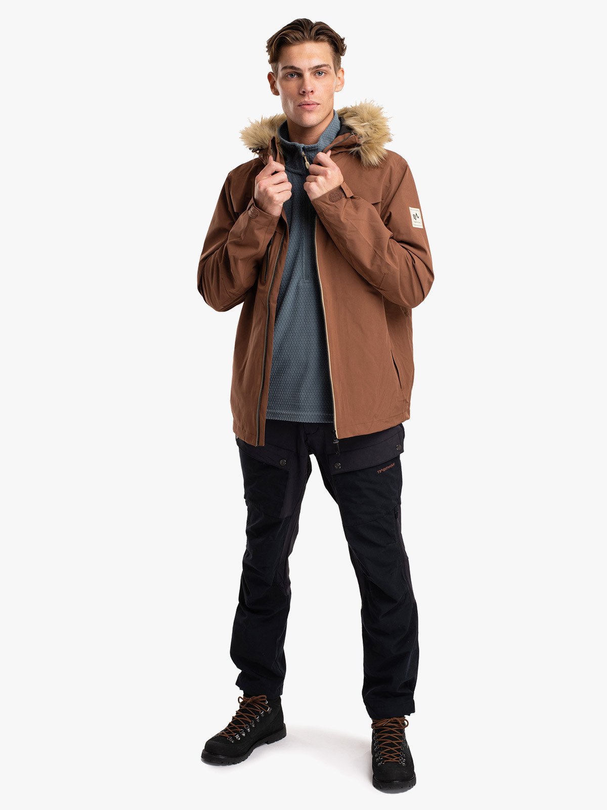 Twentyfour Finse 2.0 2-Lags Jakke H Mokka