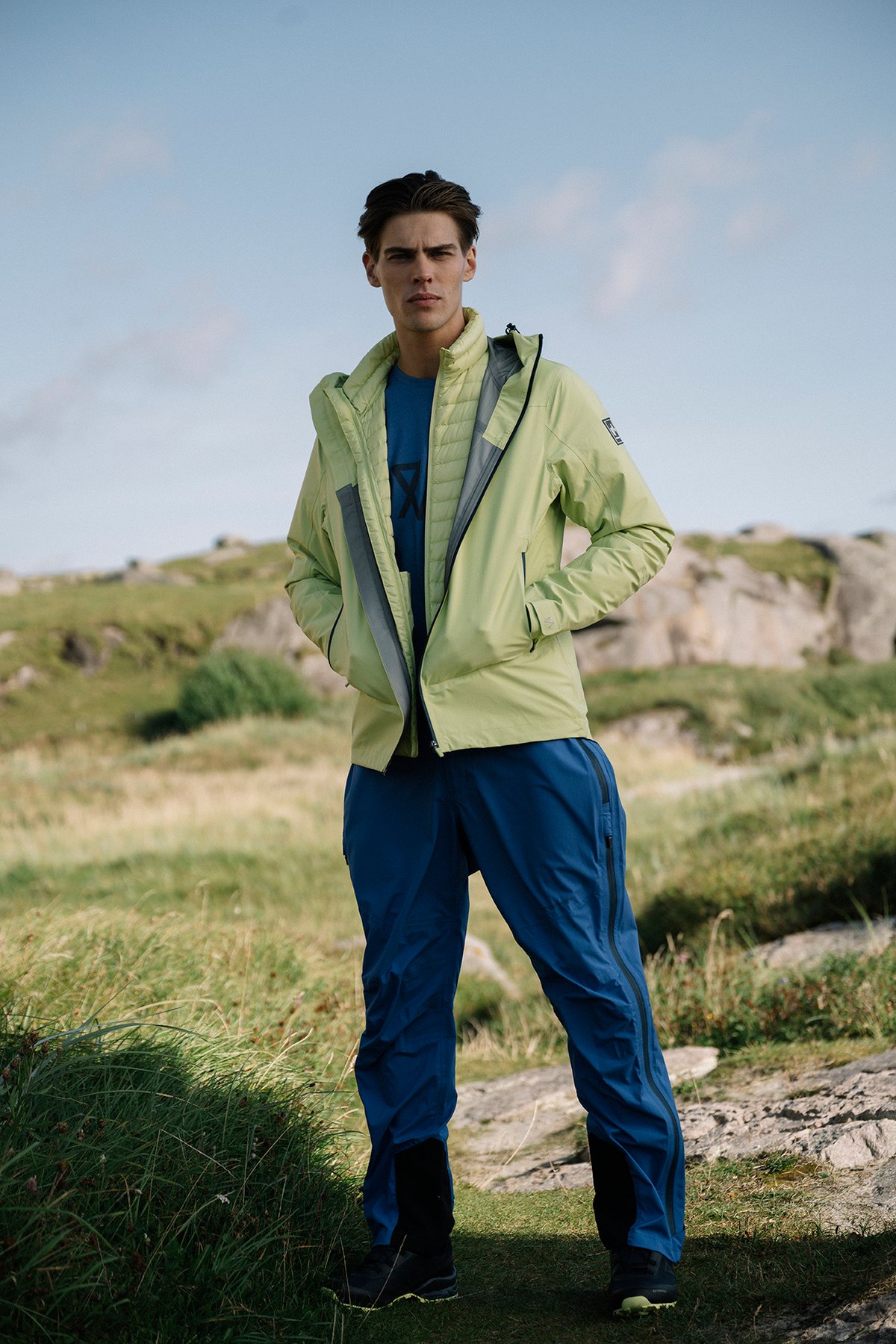 Twentyfour Loen 3-Lags Jakke H Lime