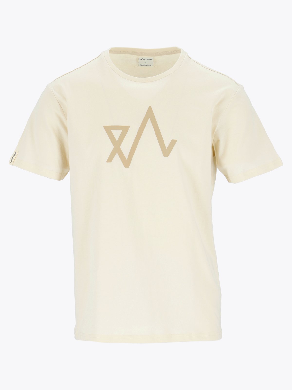 Twentyfour Logo T-skjorte H Gråhvit