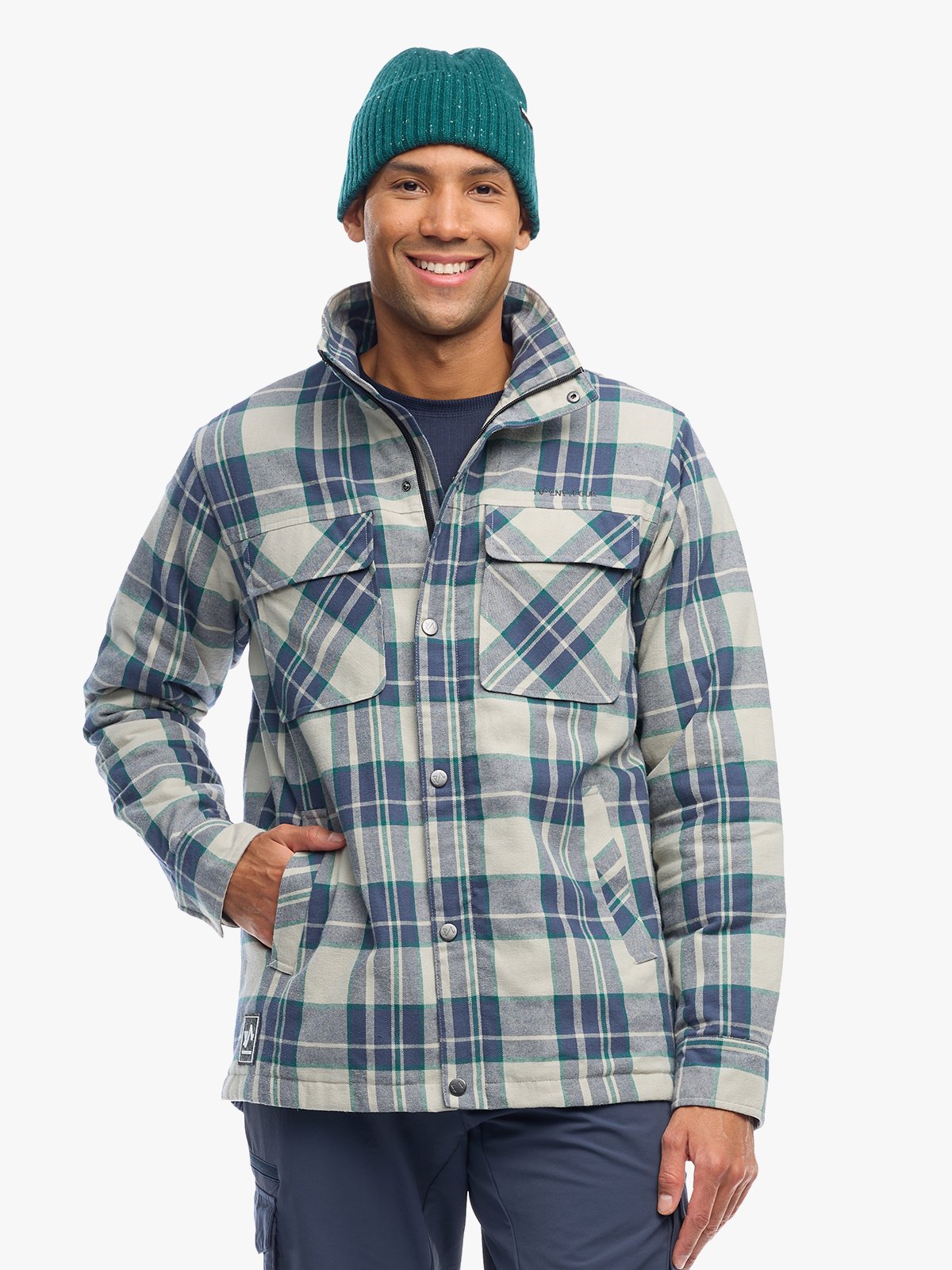 Twentyfour Finse Flannel Jakke H Varm Grå