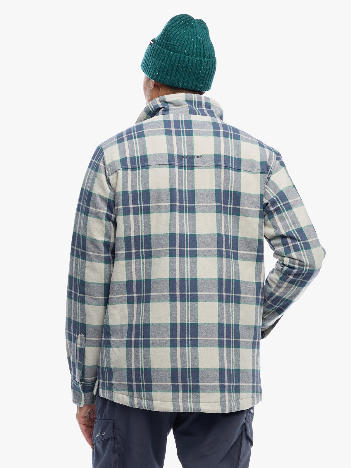 Twentyfour Finse Flannel Jakke H Varm Grå