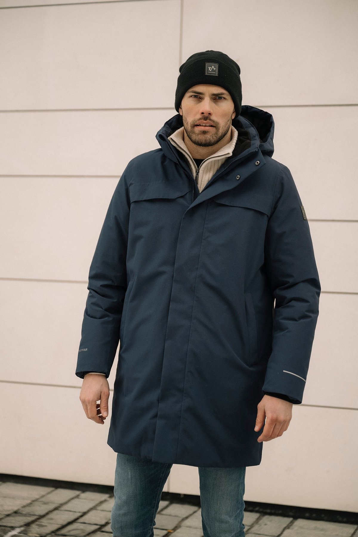 Twentyfour Mode Warm Parkas H Marineblå
