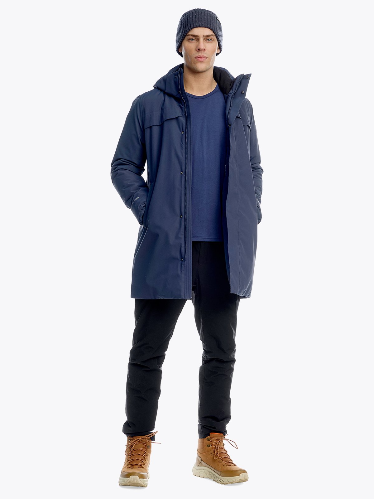 Twentyfour Mode Warm Parkas H Marineblå
