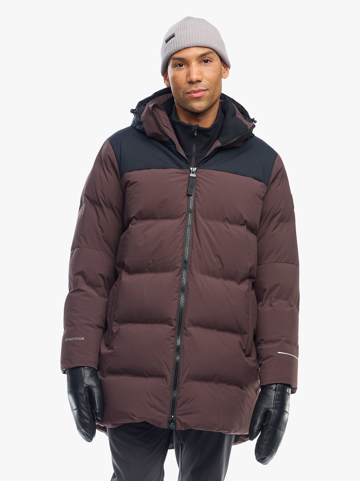 Twentyfour Mode Mio Dunparkas H Mørk Brun