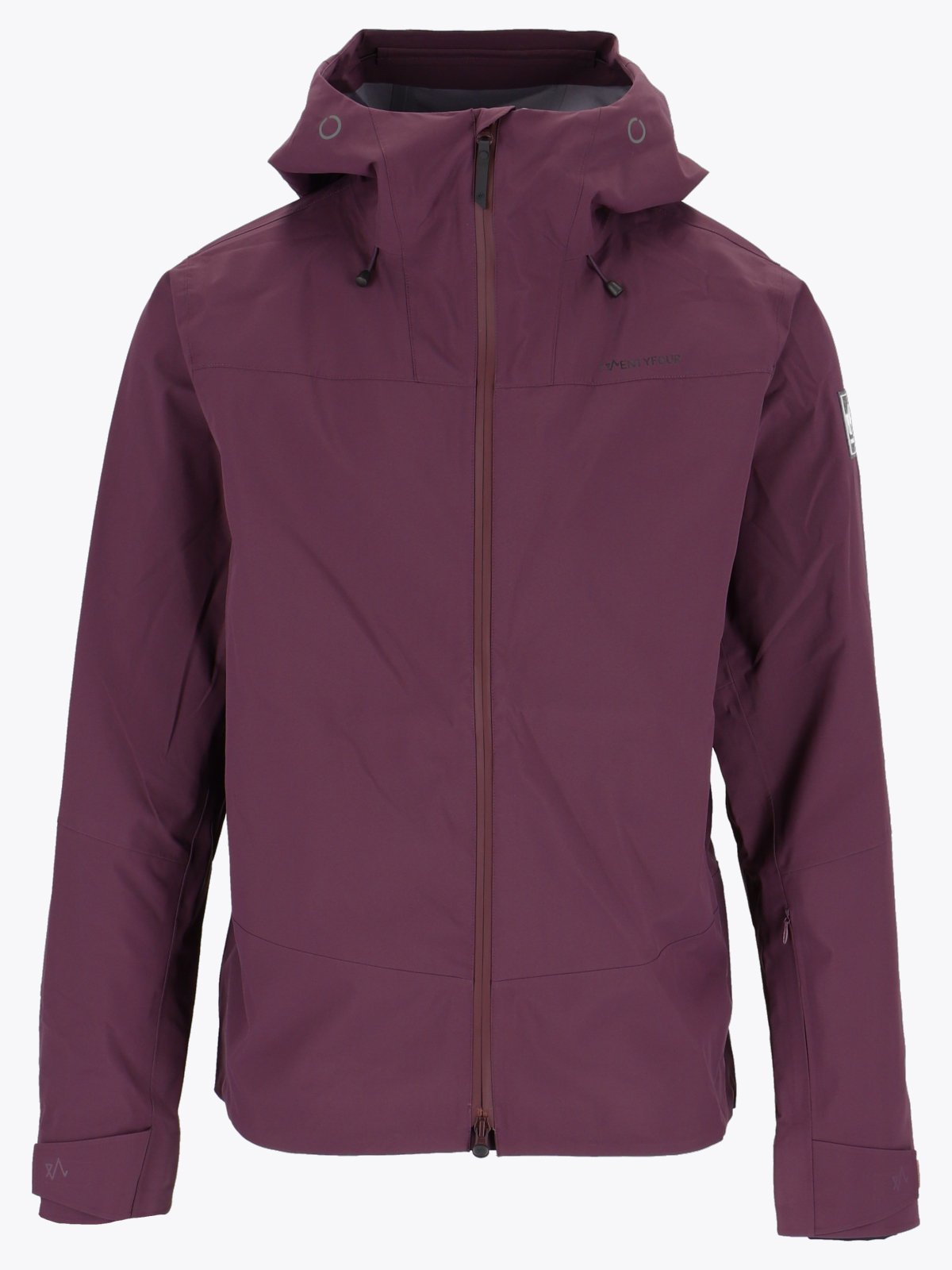 Twentyfour Isbre 3L Skalljakke H Dyp Plomme